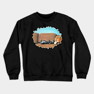 Sleeping Cat Crewneck Sweatshirt